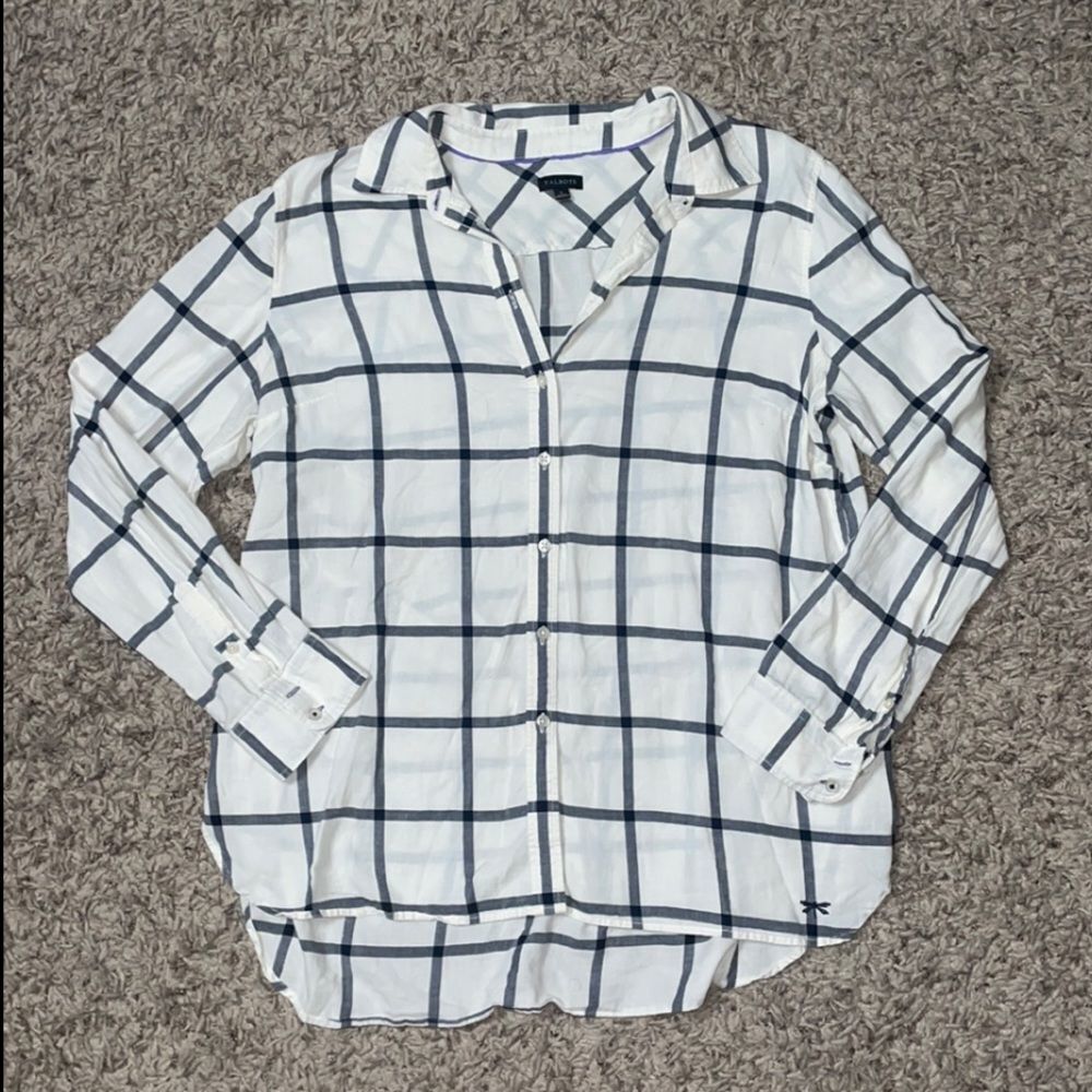 Talbots Longsleeve Checkered Buttondown - image 4